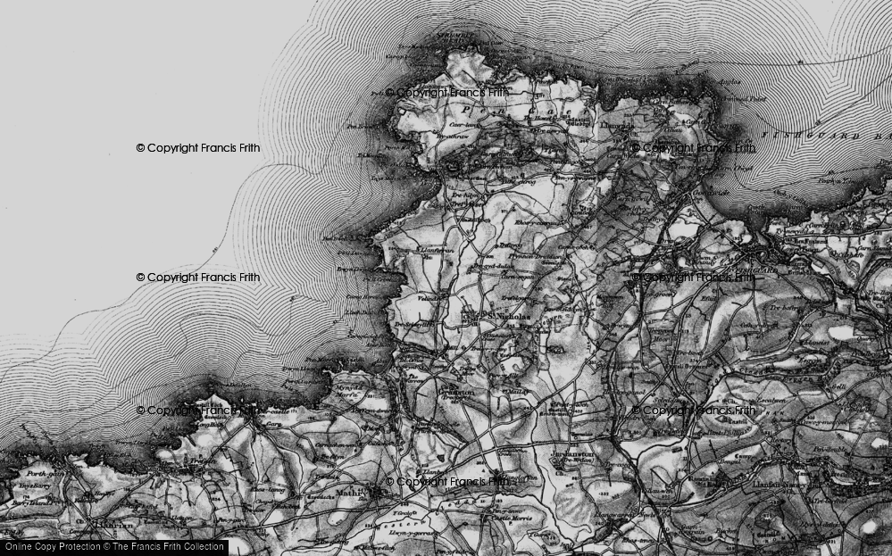 Old Map of Tregyddulan, 1898 in 1898