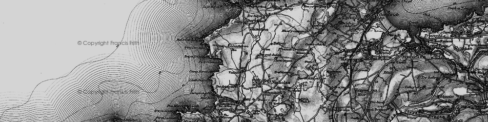 Old map of Tregyddulan in 1898