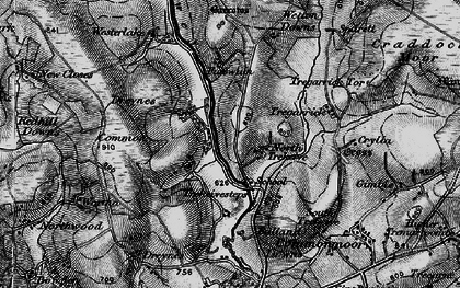 Old map of Trekeivesteps in 1895