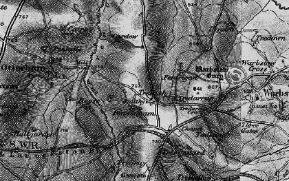 Old map of Youlstone in 1895