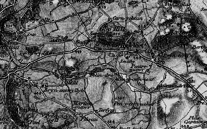 Old map of Trelawnyd in 1898