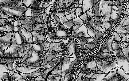 Old map of Trelill in 1895