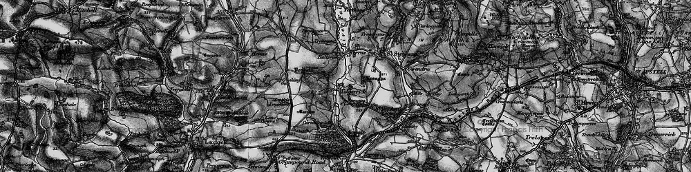 Old map of Tolgarrick in 1895