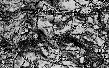Old map of Trelogan in 1896