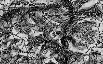Old map of Trelowia in 1896