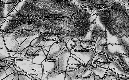 Old map of Trevivian in 1895