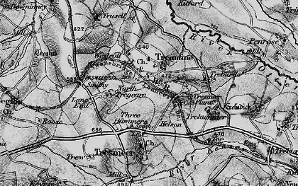 Old map of Tremaine in 1895