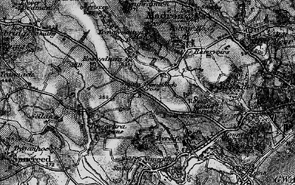 Old map of Tremethick Cross in 1895
