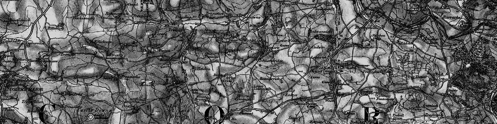 Old map of Tremorebridge in 1895