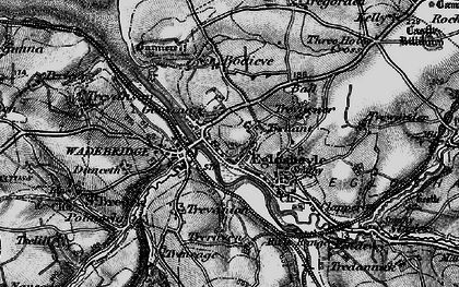 Old map of Trenant in 1895