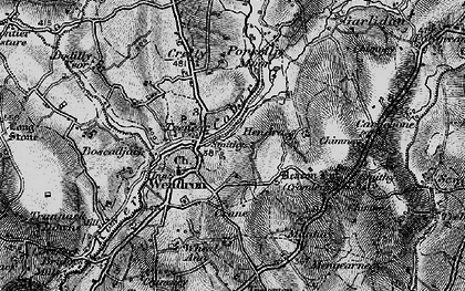 Old map of Trenear in 1895