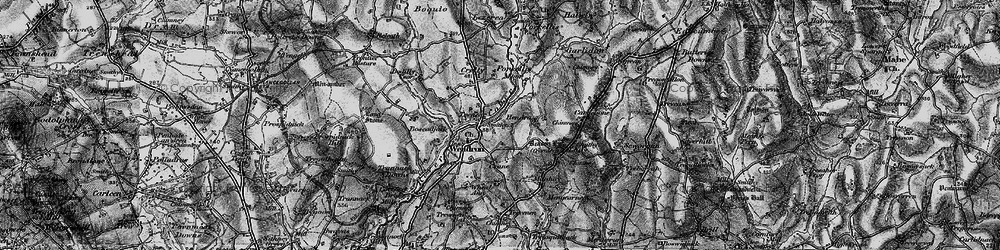Old map of Trenear in 1895
