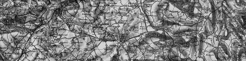 Old map of Trenerth in 1896