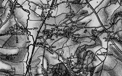 Old map of Trent in 1898