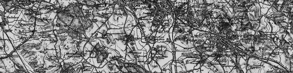 Old map of Trent Vale in 1897