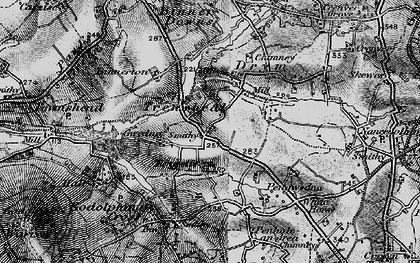 Old map of Trenwheal in 1895