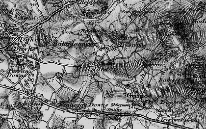 Old map of Trescowe in 1895