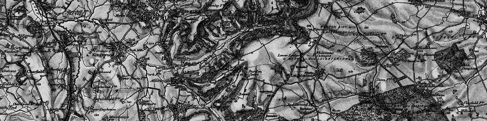 Old map of Tresham in 1897