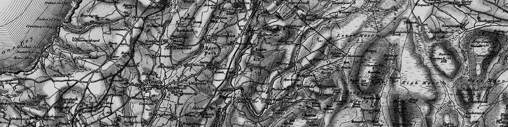 Old map of Tresinney in 1895
