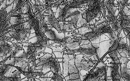 Old map of Treskillard in 1896