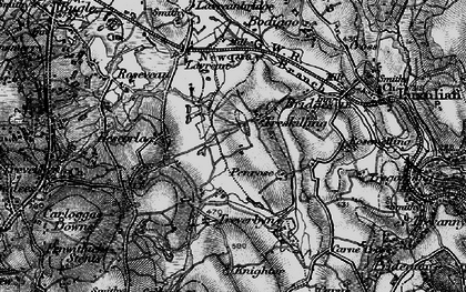 Old map of Treskilling in 1895