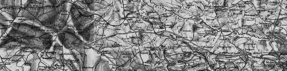 Old map of Tresmeer in 1895