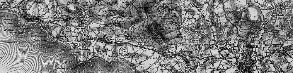 Old map of Tresowes Green in 1895