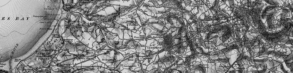 Old map of Treswithian in 1896