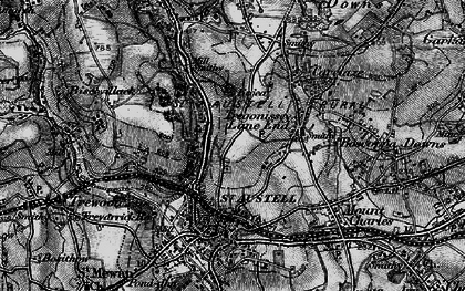 Old map of Trethowel in 1895