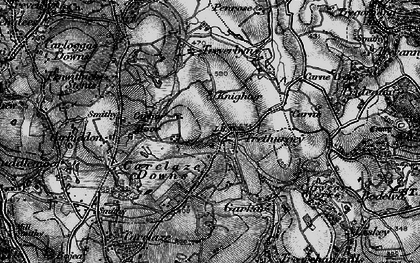 Old map of Trethurgy in 1895