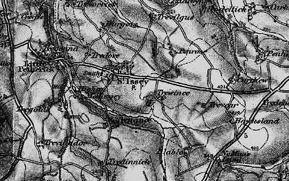 Old map of Trevance in 1895