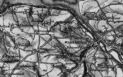 Old map of Trevanson in 1895