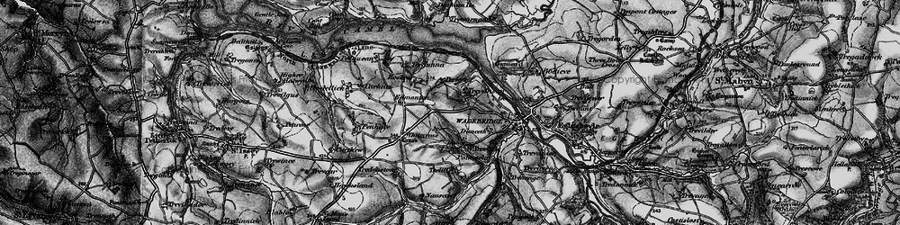 Old map of Trevanson in 1895