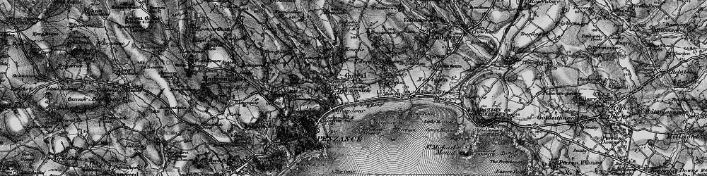 Old map of Trevarrack in 1895