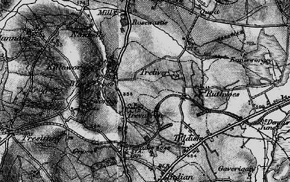 Old map of Trevarren in 1895