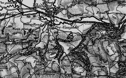 Old map of Brynamlwg in 1898