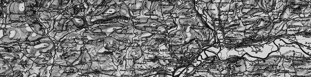 Old map of Trevaughan in 1898