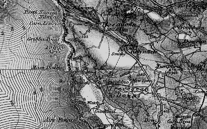 Old map of Trevegean in 1895