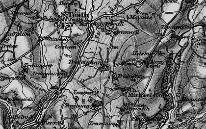 Old map of Treveighan in 1895