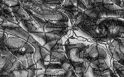 Old map of Trevemper in 1895