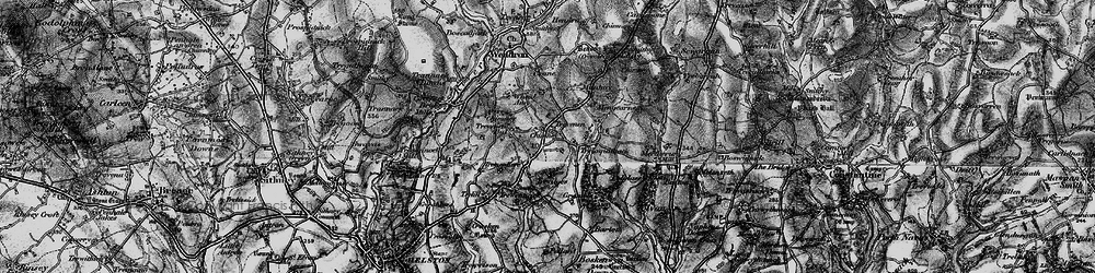 Old map of Trevenen in 1895