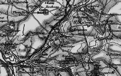 Old map of Trevilder in 1895