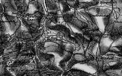 Old map of Trevilson in 1895