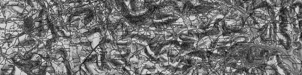 Old map of Treviskey in 1895