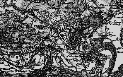 Old map of Trevor in 1897