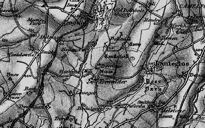 Old map of Trewalder in 1895