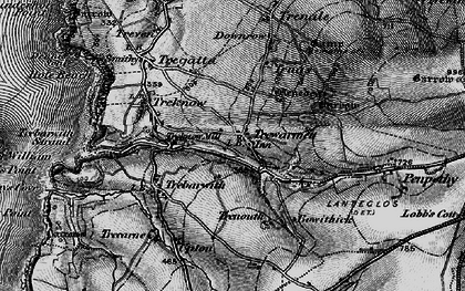 Old map of Trewarmett in 1895