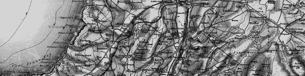 Old map of Trewen in 1895
