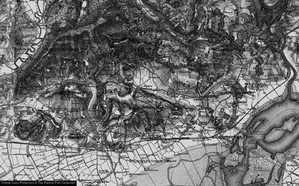 Old Map of Trewen, 1897 in 1897