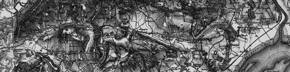 Old map of Trewen in 1897